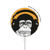 S2324 Funny Monkey with Headphone Pop Music Magnetic Wireless Charger Pad with MagSafe 15W for iPhone 16 15 14 13 12