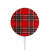 S2374 Tartan Red Pattern Magnetic Wireless Charger Pad with MagSafe 15W for iPhone 16 15 14 13 12