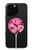 S2943 Pink Rose Magnetic Wireless Charger Pad with MagSafe 15W for iPhone 16 15 14 13 12