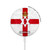 S2972 Northern Ireland Football Magnetic Wireless Charger Pad with MagSafe 15W for iPhone 16 15 14 13 12