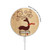 S3081 Wooden Raindeer Graphic Printed Magnetic Wireless Charger Pad with MagSafe 15W for iPhone 16 15 14 13 12