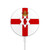 S3089 Flag of Northern Ireland Magnetic Wireless Charger Pad with MagSafe 15W for iPhone 16 15 14 13 12