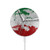 S3318 Italy Flag Vintage Football Graphic Magnetic Wireless Charger Pad with MagSafe 15W for iPhone 16 15 14 13 12