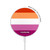 S3887 Lesbian Pride Flag Magnetic Wireless Charger Pad with MagSafe 15W for iPhone 16 15 14 13 12