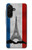 S2859 Vintage France Flag Eiffel Tower Case For Samsung Galaxy A26