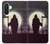 S3262 Grim Reaper Night Moon Cemetery Case For Samsung Galaxy A26