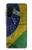S3297 Brazil Flag Vintage Football Graphic Case For Samsung Galaxy A26