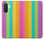 S3678 Colorful Rainbow Vertical Case For Samsung Galaxy A26