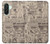 S3819 Retro Vintage Paper Case For Samsung Galaxy A26