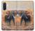 S1292 Dusty Elephant Egrets Case For Samsung Galaxy A36