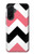 S1849 Pink Black Chevron Zigzag Case For Samsung Galaxy A36