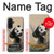 S2210 Panda Fluffy Art Painting Case For Samsung Galaxy A36