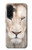S2399 White Lion Face Case For Samsung Galaxy A36