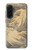 S2680 Japan Art Obi With Stylized Waves Case For Samsung Galaxy A36