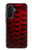 S2879 Red Arowana Fish Scale Case For Samsung Galaxy A36