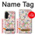 S3688 Floral Flower Art Pattern Case For Samsung Galaxy A36
