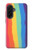 S3799 Cute Vertical Watercolor Rainbow Case For Samsung Galaxy A36
