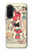 S3820 Vintage Cowgirl Fashion Paper Doll Case For Samsung Galaxy A36