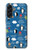 S2572 Marine Penguin Pattern Case For Samsung Galaxy A56