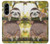 S3138 Cute Baby Sloth Paint Case For Samsung Galaxy A56 S3138 Cute Baby Sloth Paint Case For Samsung Galaxy A56