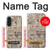 S3819 Retro Vintage Paper Case For Samsung Galaxy A56
