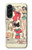 S3820 Vintage Cowgirl Fashion Paper Doll Case For Samsung Galaxy A56
