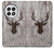 S2505 Reindeer Head Old Wood Texture Graphic Case For OnePlus 13