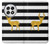 S2794 Black and White Striped Deer Gold Sparkles Case For OnePlus 13