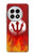 S2803 Fire Red Devil Spear Symbol Case For OnePlus 13