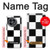 S2492 Black and White Check Case For OnePlus 13R