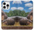 S4031 Baby Hippo Hippopotamus Family Case For iPhone 16 pro