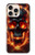S3986 Fire Skull Case For iPhone 16 pro max