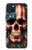 S4015 Skull American Flag Case For iPhone 15 Plus