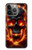 S3986 Fire Skull Case For iPhone 14 Pro