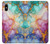 S4001 Multicolored Abstract Lilac Emerald Case For iPhone X, iPhone XS