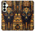 S3992 Gold Black Anubis Case For Samsung Galaxy S25 Plus