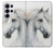 S4025 White Horse Painting Case For Samsung Galaxy S25 Ultra
