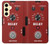 S4011 Red Guitar Analog Delay Graphic Case For Samsung Galaxy S24 FE