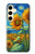 S4019 Sunflower Van Gogh Style Case For Samsung Galaxy S24