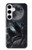 S3970 Black Wolf Full Moon Case For Samsung Galaxy S24 Plus