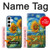 S4019 Sunflower Van Gogh Style Case For Samsung Galaxy S24 Plus