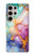S4001 Multicolored Abstract Lilac Emerald Case For Samsung Galaxy S24 Ultra