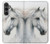 S4025 White Horse Painting Case For Samsung Galaxy S23 FE