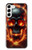 S3986 Fire Skull Case For Samsung Galaxy S23 Plus