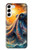 S4003 Oil Color Painting Giant Octopus Case For Samsung Galaxy S23 Plus