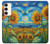S4019 Sunflower Van Gogh Style Case For Samsung Galaxy S23 Plus