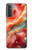 S4012 Red Marble Gold Veins Case For Samsung Galaxy S21 Plus 5G, Galaxy S21+ 5G