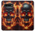 S3986 Fire Skull Case For Samsung Galaxy S10