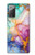 S4001 Multicolored Abstract Lilac Emerald Case For Samsung Galaxy Note 20