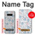 S4013 Seamless Cute Ghost Pattern Case For Note 8 Samsung Galaxy Note8